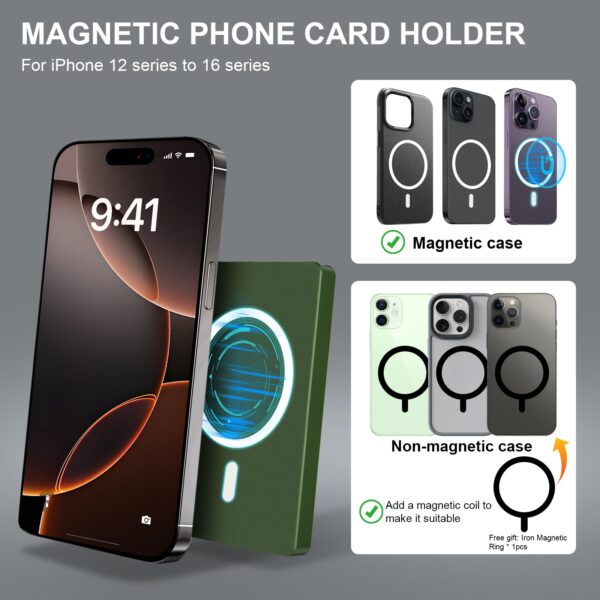 Minimalist Pop up Wallet with Money Clip, All Aluminum Slide Rfid Slim Card Holder - 图片 3